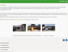 Tablet Screenshot of boeljensen.dk